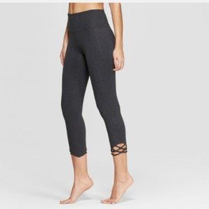 JoyLab Women's Comfort high-Waisted 3/4 Knotted Leggings- Size large